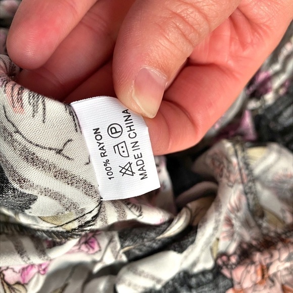 JAASE Wide Leg Floral Jumpsuit with Tassel Tie Waist - Picture 13 of 16